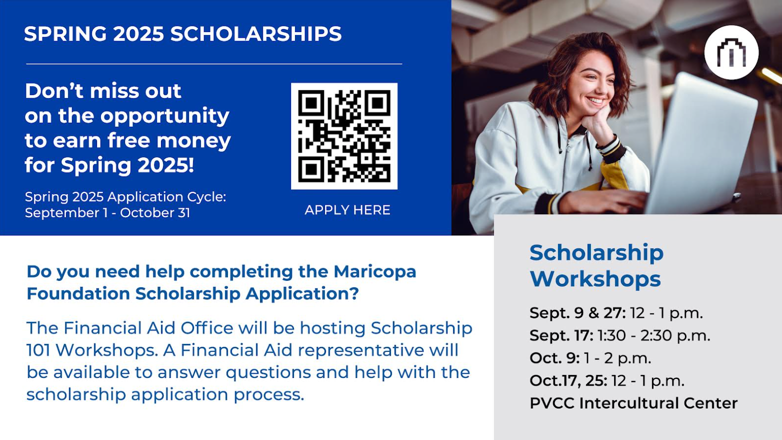 PVCC Scholoarship Workshops