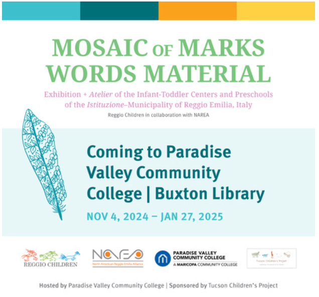 Mosaic of Marks Words Materials