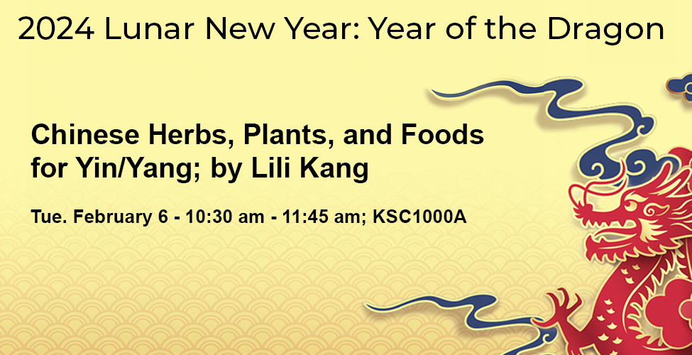 Chinese Herbs, Plants, and Foods for Yin/Yang; by Lili Kang