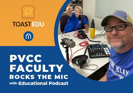 PVCC Faculty Rocks the Mic with Educational Podcast