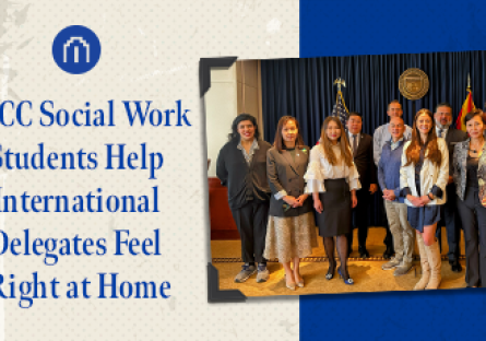 Social Work Students Help International Delegates Feel at Home