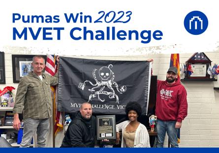 PVCC Pumas Win First Place in District MVET Challenge